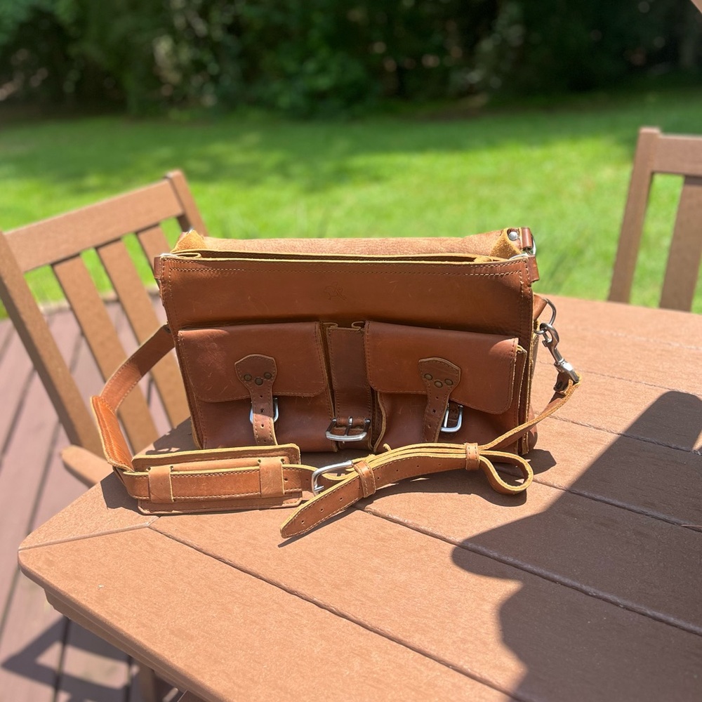 Brown Saddleback Leather Bag